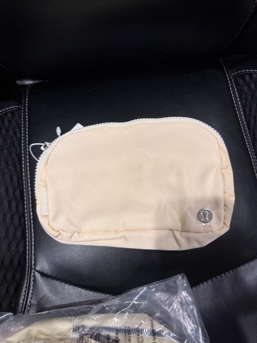 Lululemon Beige Zip Belt Bag